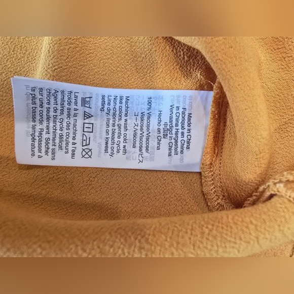 Madewell Medium Mustard Yellow Novel Shift Dress - Picture 10 of 12